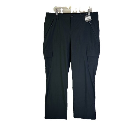 New Eddie Bauer WR Flecion Polar Lined Pants Black - Picture 1 of 9